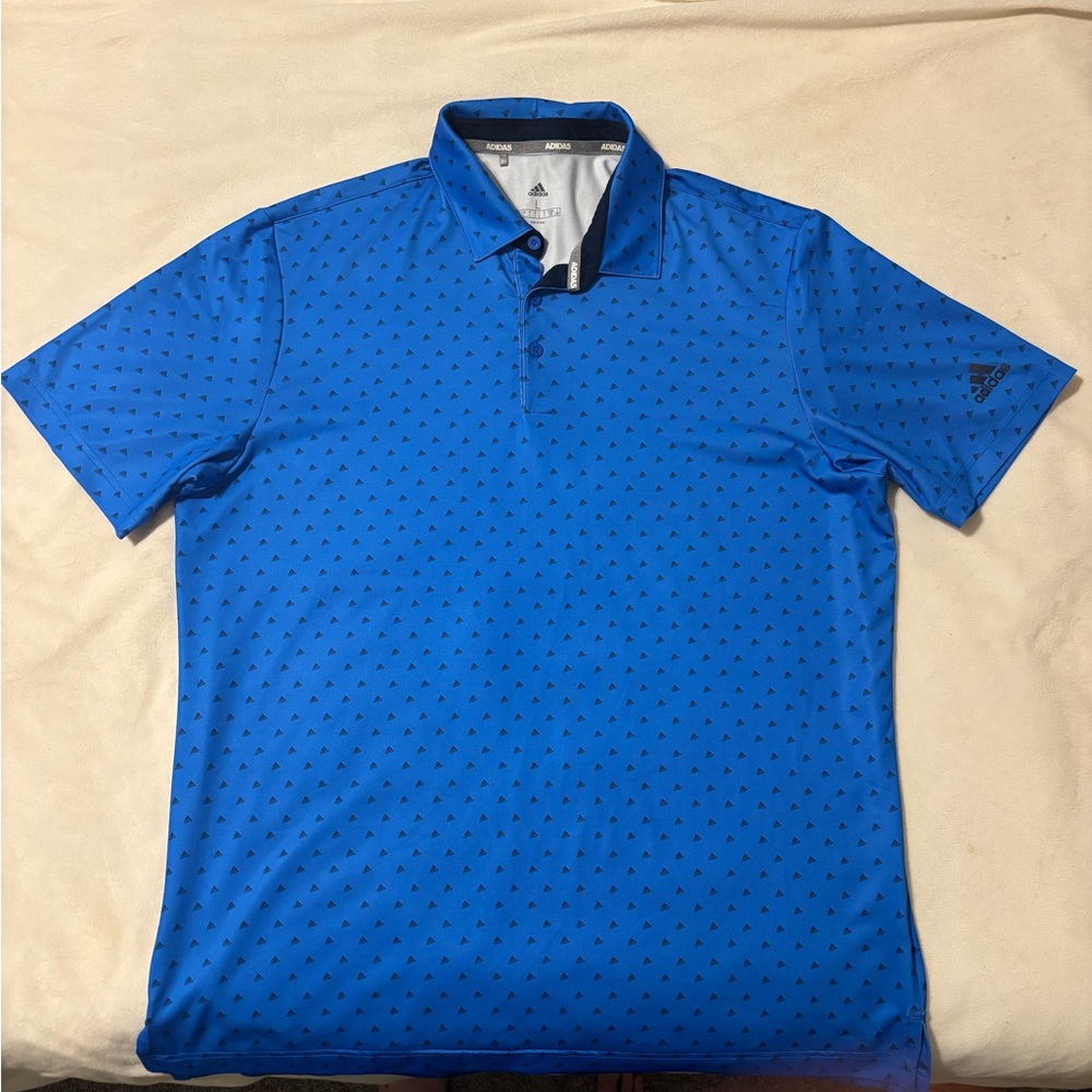 Adidas Men's Vibrant Blue Polo